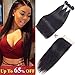 Amella Hair Brazilian Straight Hair 3 Bundles with Closure(12