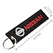 golden tai keychain Double Sided embroidery Moto Loot KeyChain for Motorcycles, Scooters, Cars and Gifts (nissan)