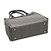 Hynes Victory Ostrich Handbag (Ash Black)