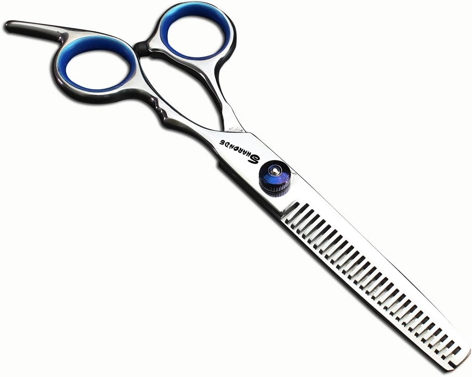 Hairdressing Scissors 6 inch Salon Professional Hairdresser Cutting and thinning Hair Scissors Set 17.5cm (Black Screw Scissors Set) - Image 4