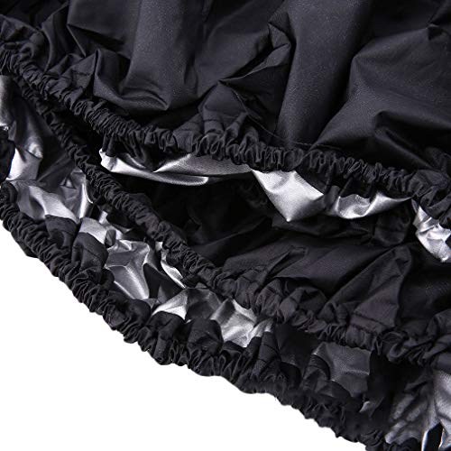 QZY Lawn Tractor Cover Heavy Duty 210D Polyester Tractor Cover Durable Waterproof Universal Fit Drawstring Storage Bag Fits Decks Up to 54 Inches L67xW24xH46 - Thumbnail 4
