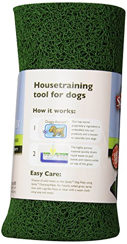 Spotty Indoor Potty Replacement Pad, House Training Pet Puppy Dog Artificial Grass Rug Turf Pee Mat