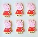YUHAO Little Pig Cookie Cutters Set for Kids - 8 PCS - Little Pigs, Pig Head, Sun, Umbrella and Message Board - Stainless Steel