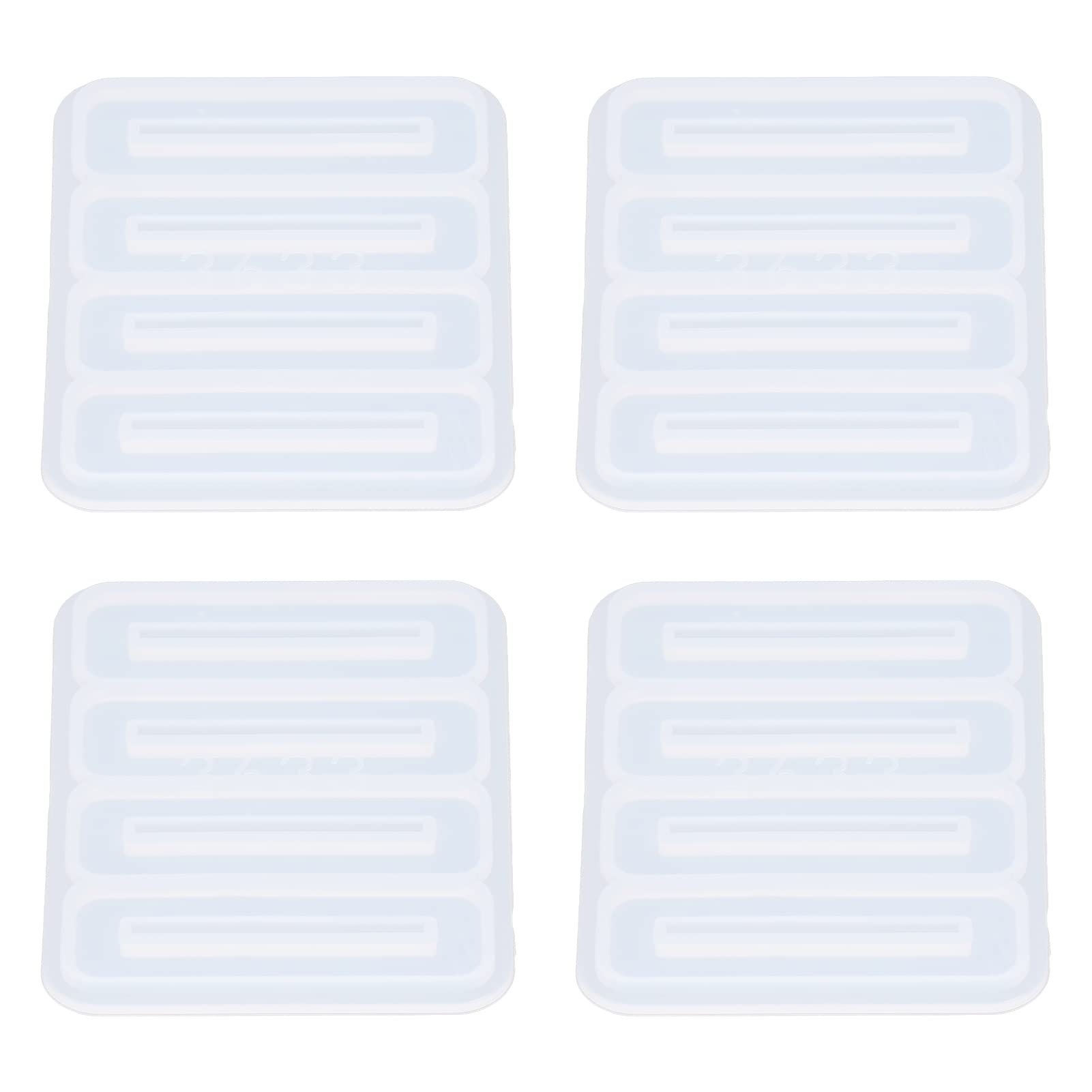 Hair Clip Silicone Resin Mould DIY Hair Pin Casting Mold Set Hair Snap Clip Casting Mold for Hair Clips Crafts Making Accessories