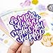 bloom daily planners Vinyl Sticker Set - 5 Colorful, Hand-Drawn Decals for Laptops, Water Bottles & More! (~3.5