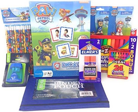 Paw Patrol School Supplies and Toy Bundle