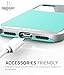 iPhone 8 Case, iPhone 7 Case, Vena [Harmony] Wave Texture [Hybrid Clear Back Panel][CornerGuard Drop Proof] Slim Fit Cover for iPhone 8, iPhone 7 (4.7