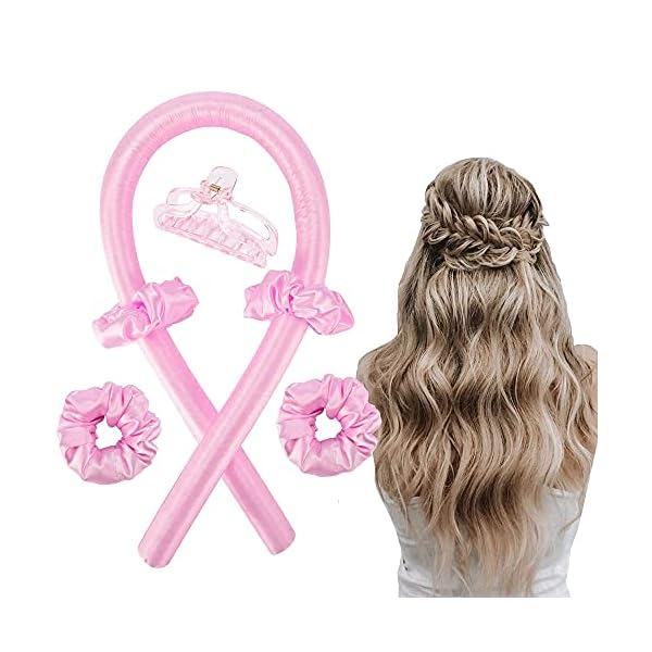 SHOP-ELEGANCE-Heatless-Curlers-Heatless-Curlers-headband-for-long-medium-and-short-hair-Silk-heatless-hair-curler-with-soft-foam-hair-curling-rods-and-curler-set Shop Elegance Heatless Curlers headband for Long, Medium and Short Hair, Silk Heatless Curls with Soft Foam, Hair…