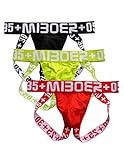 Sexy Mens Cotton Jockstrap Soft 3-pack Underpants (M,#4)