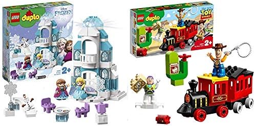 レゴ Lego デュプロ アナと雪の女王 光る エルサのアイスキャッスル 爆安 109 トイ ストーリー トレイン おもちゃ 男の子 ブロック 電車 104 女の子 ディズニー セット買い