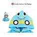 Naimo Chirldren Cute Portable Poncho Raincoat Translucent Raincoat (Rabbit)