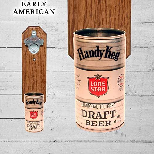 Unique GIft Wall Mounted Bottle Opener with Vintage Lone