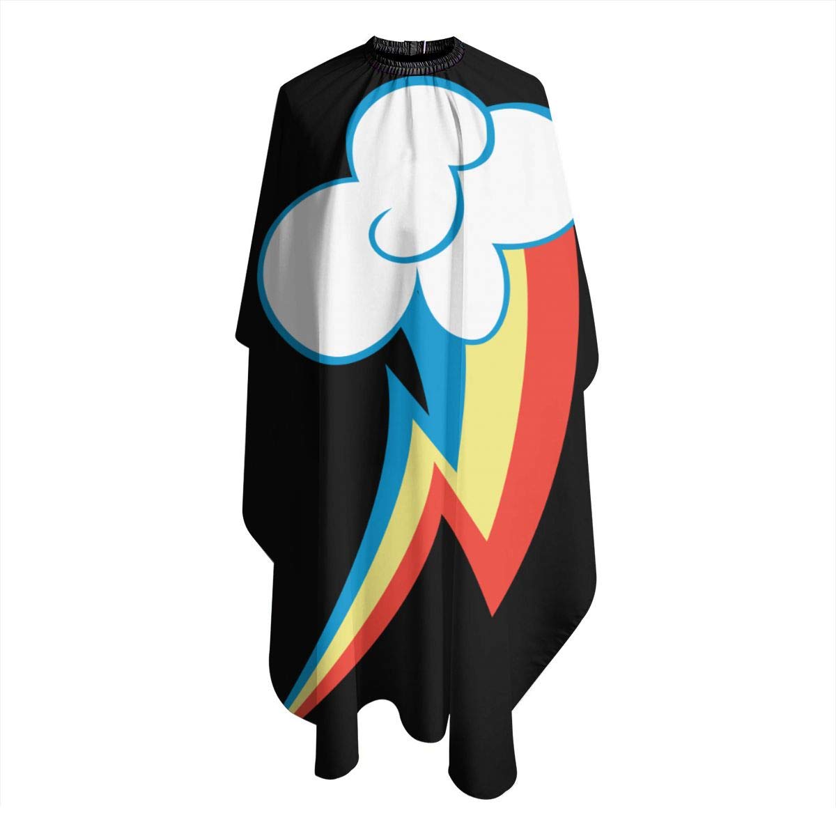 Rainbow Dash Haircut Salon Cape Hair Cutting Shampoo Waterproof Styling Capes Cloth For Adult