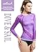 Teen Girls Rash Guard , DIVE & SAIL Quick Drying UPF 50+ UV Shirt Swimwear for Water Sports