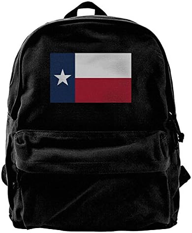 Texas State Flag Canvas Backpack School Bags