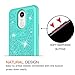 LeYi Compatible for LG K20 Plus case, LG K20 / LG K20 V/LG Harmony/LG K10 2017 / LG LV5/ LG Grace Case with 2PCS Tempered Glass Screen Protector, Glitter Bling Girls Women Phone Case