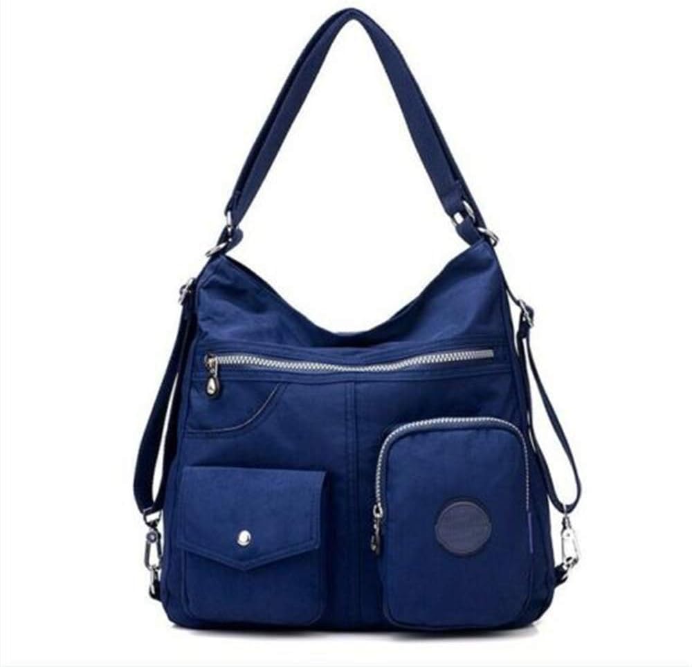 blue backpack purses