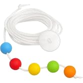 TIESIF 10 Ft with 5 Beads Vision Convergence Training-Vision Training Tool | Train Vision, Athletic Performance, Silicone material anti-slip