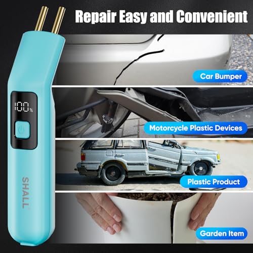SHALL Cordless Plastic Welder - 200 Piece Stapler Kit - Hot Stapler - For Plastic Repair Bumpers Toys