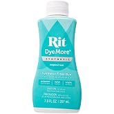 Rit DyeMore 7 Oz. Synthetic Liquid Fiber Dye for Clothing, D&eacute;cor, and Crafts &ndash; Tropical Teal (1 Pack)