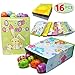Joyin Toy 16 Easter Day Party Gift Bags for Easter Party Favors (8 Large and 8 Medium Sizes)