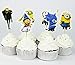 Minions Cupcake Toppers Party Pack for 24 Cupcakes