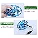 iGeeKid Mini Drones Hand Operated Drone Flying Toy Kids Easter Gifts for Boys Girls Age 4-14 Year Infrared Induction Helicopter Flying Ball with 360° Rotating LED Light Outdoor Sports Toy-Blue