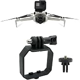 Mini 4 Pro Drone Camera Mount Top Carry Extension Bracket with 1/4 Screw Tripod Mount Adapter Compatible for DJI Mini 4 Pro/Mini 3 Pro/Mini 3 Drone Accessories for Action Camera/LED Flight Light