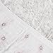 aden + anais Silky Soft Dream Blanket | 100% Viscose Bamboo Muslin Baby Blankets for Girls & Boys | Ideal Newborn Nursery & Crib Blanket | Unisex Toddler & Infant Boutique Bedding, Dainty Plume