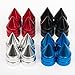 Tire Stem Valve Caps Cover Spike Style (Set of 4pcs) Aluminum with Gasket Rubber Rings Universal fit for All cars and Bike (Red)