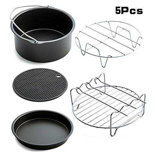 Click Here to See More Images Universal Air Fryer Accessories for Gowise Phillips Della Cozyna Fit All 3.7QT- 5.8QT