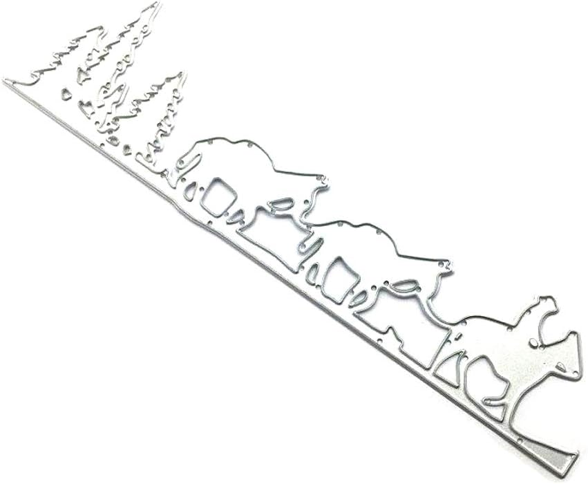 Desert Camel Cutting Dies Stencil, Mould Scrapbook Album Stamp Paper Card Embossing Crafts Decor