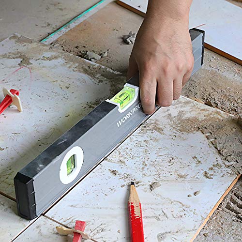 6 WORKPRO+W002900A+3+Piece+Spirit+Level