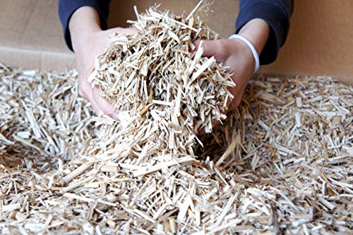 Jumbogras® Kleintier-Einstreu aus Miscanthus/Elefantengras/Chinagras-Häcksel, saugfähige Häckselgut-Streu, günstige Stroh- u. Sägespäne/Holzspäne-Alternative für sauberen Käfig (20l) – Bild 4