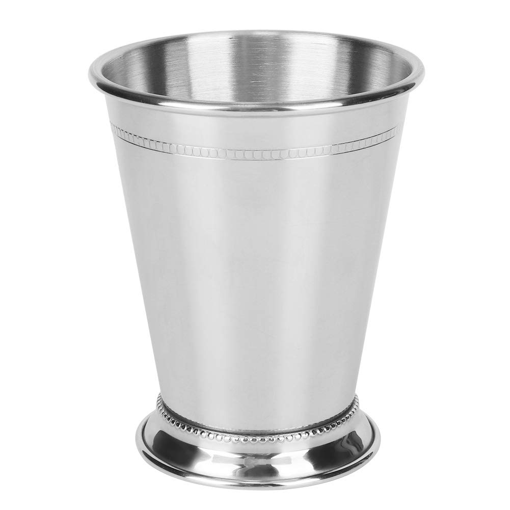 Julep Cup Vintage Mint Julep Cocktail Cup Metal Cup Shatterproof Stainless Steel Shot Glasses Margarita Glasses for Home Bar Party 400ml