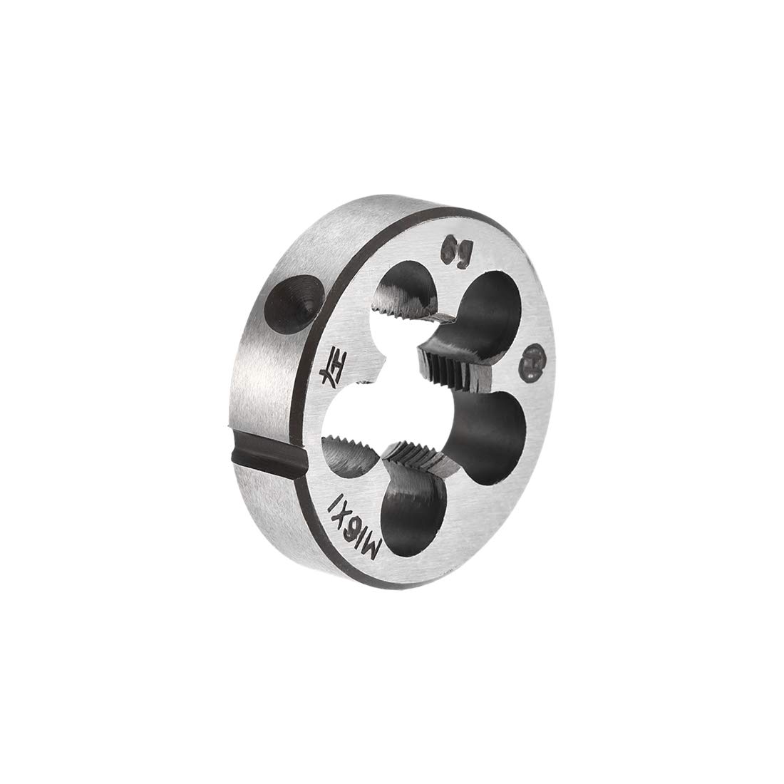 sourcing map M16 X 1 Metric Round Die, Machine Thread Left Hand Threading Die, Alloy Tool Steel Screw Thread Cutting Die