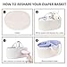 Baby Diaper Caddy Organizer Cotton Rope Storage Basket Nursery Storage Bin for Changing Table and Car