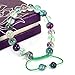 BRCbeads Gemstone Bracelets Flourite Natural Gemstones Birthstone Healing Power Crystal Beads Handmade 10mm Stretch Macrame Adjustable Loose Beads With Gift Box Unisex