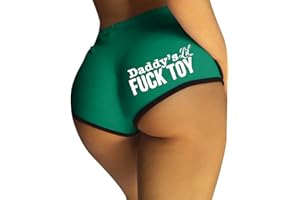 KAIMIMEI Womens Yoga Booty Shorts Sexy Printed Dance Sport Workout Hot Pants Plus Size Lounge Wear Briefs