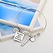 Udobuy Teacher Bangle Bracelet-Teacher Gift, Show Your Teacher Appreciation Thank You Gifts for Teachers