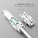 UGREEN Lightning Cable Protector USB Cable Saver Charging Cord Protector for iPhone 6S, iPhone 6S Plus, iphone 7, iPhone 7 Plus, White 10 Packs