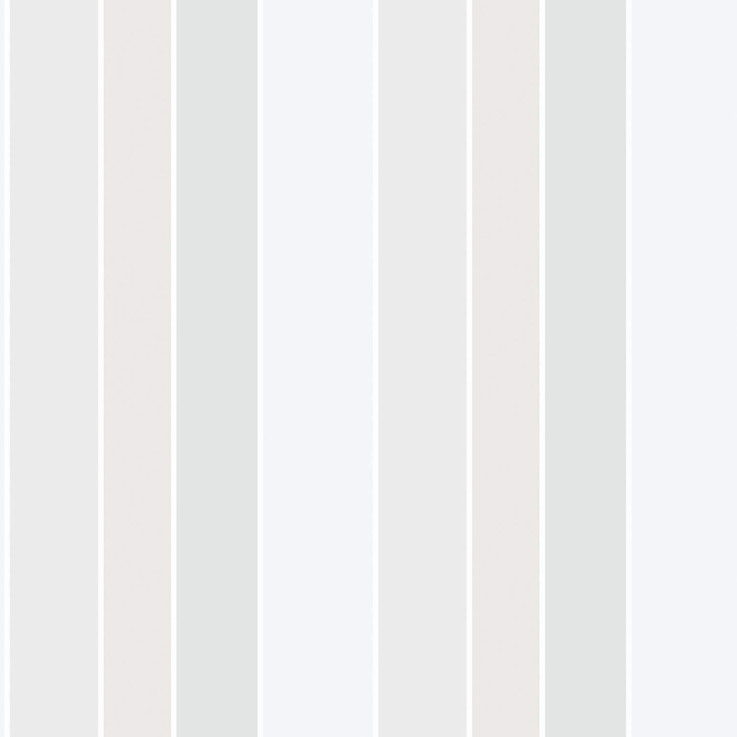 Galerie G56322 Nordic Elements Varied Stripe Wallpaper, Beige/Grey, 10m x 53cm