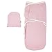 Baby Swaddle Blanket with Hat Set - Best Swaddles for Swaddling - Plant Dyes, Premium Quality Infant Swaddle Balankts for Girls