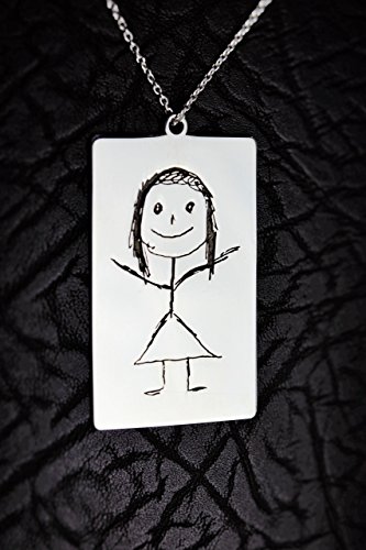 Personalized Children's Art Necklace