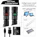 Flashlight,Portalbe LED tactical Flashlight with USB charger, High Powered 950 Lumens 5 Modes 10W ( Cree XM-L2) USB Rechargeable Zoomable Torch,Handheld Flashlight USB charging 18650 Battery Included