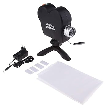 Window Wonderland Christmas Halloween Deluxe Movie Projector Kit EU