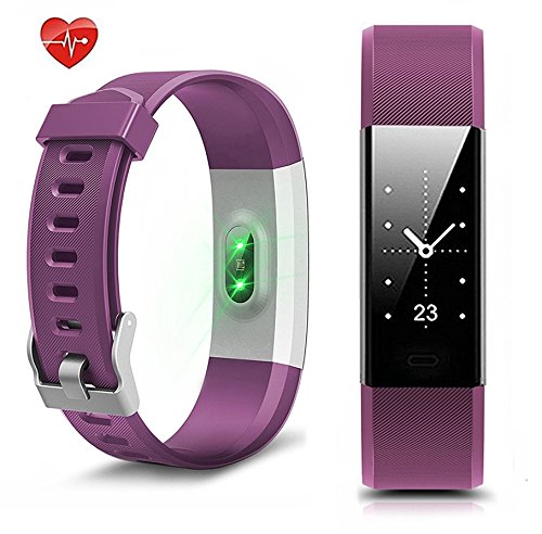 Fitness Tracker, NewYouDirect Heart Rate Monitor Pedometer Activity Tracker Smart Watch Smart WristB