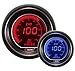 Oil Pressure Gauge- EVO Series Blue and Red Digital 52mm (2 1/16