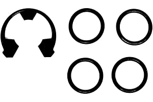 KINETIC WARES Water Softener O-Ring Seal Kit, 4 pcs (7337571, 7170288, STD302213, WS03X10025) w/Clip 1 pcs (7337563, WS60X10004, 1205500, 7116713, 1205500, 7116713) Compatible with Kenmore, GE, EcoPure, Sears