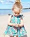 GRNSHTS Baby Girls Flower Print Ruffles Dress Set with Briefs (70 cm/ 0-6 Months, Floral Dress & Briefs)